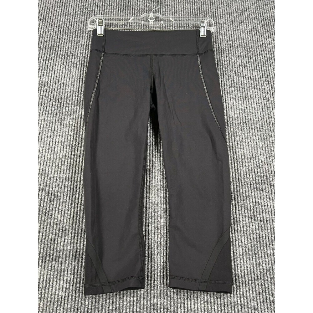 Lululemon Leggings Womens Size 4 Black Activewear Workout Casual Gym Run Lift
